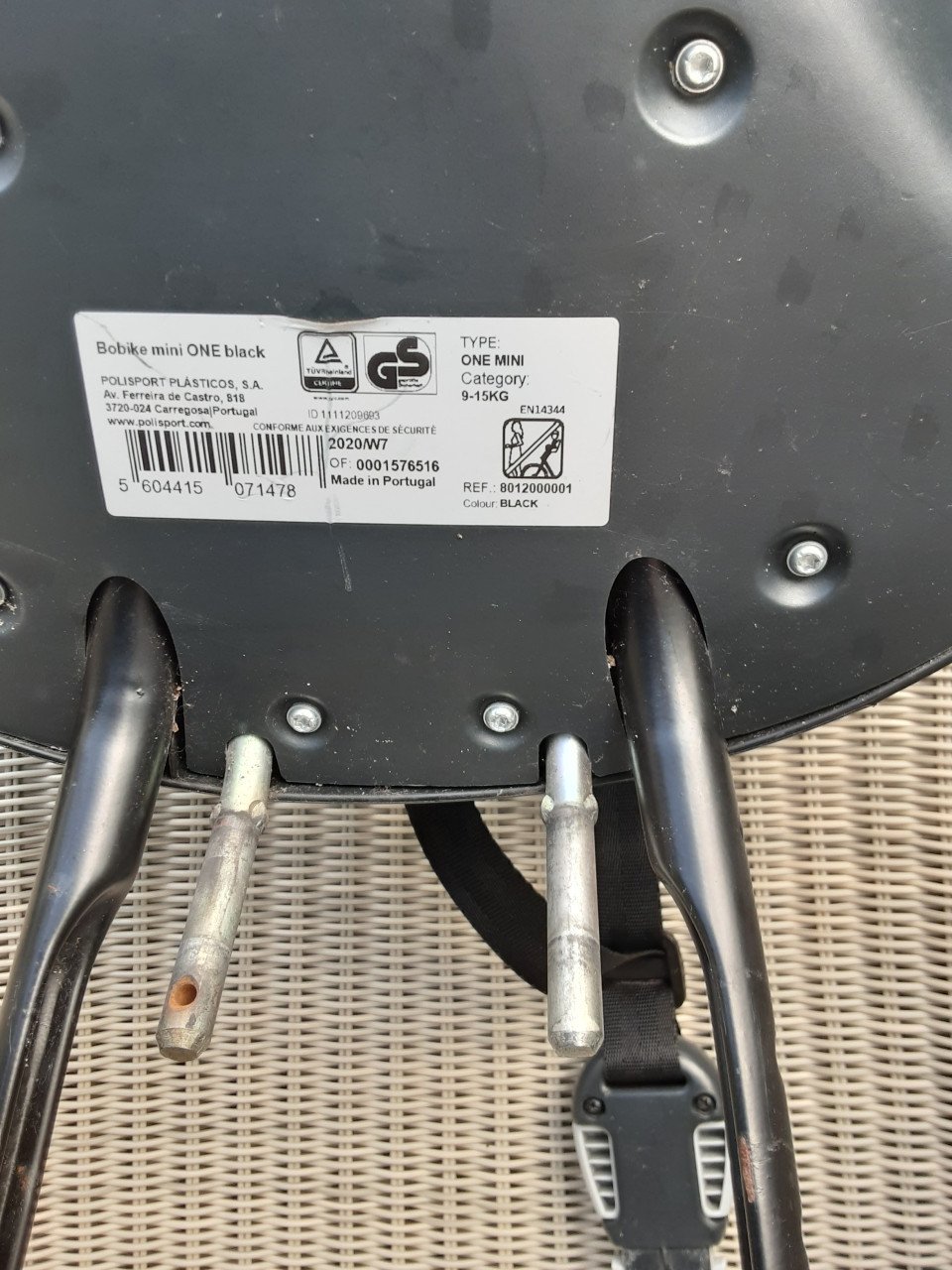 Bobike fietsstoeltje