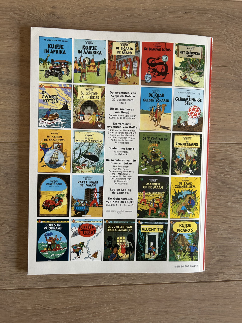 Kuifje stripboeken complete serie