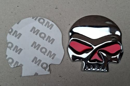 Harley Davidson Willie Skull Metalen Logo