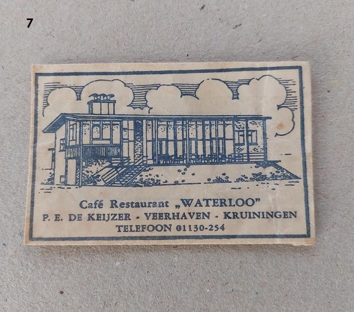 7 Lege Suikerzakjes Veer Kruiningen - Perkpolder