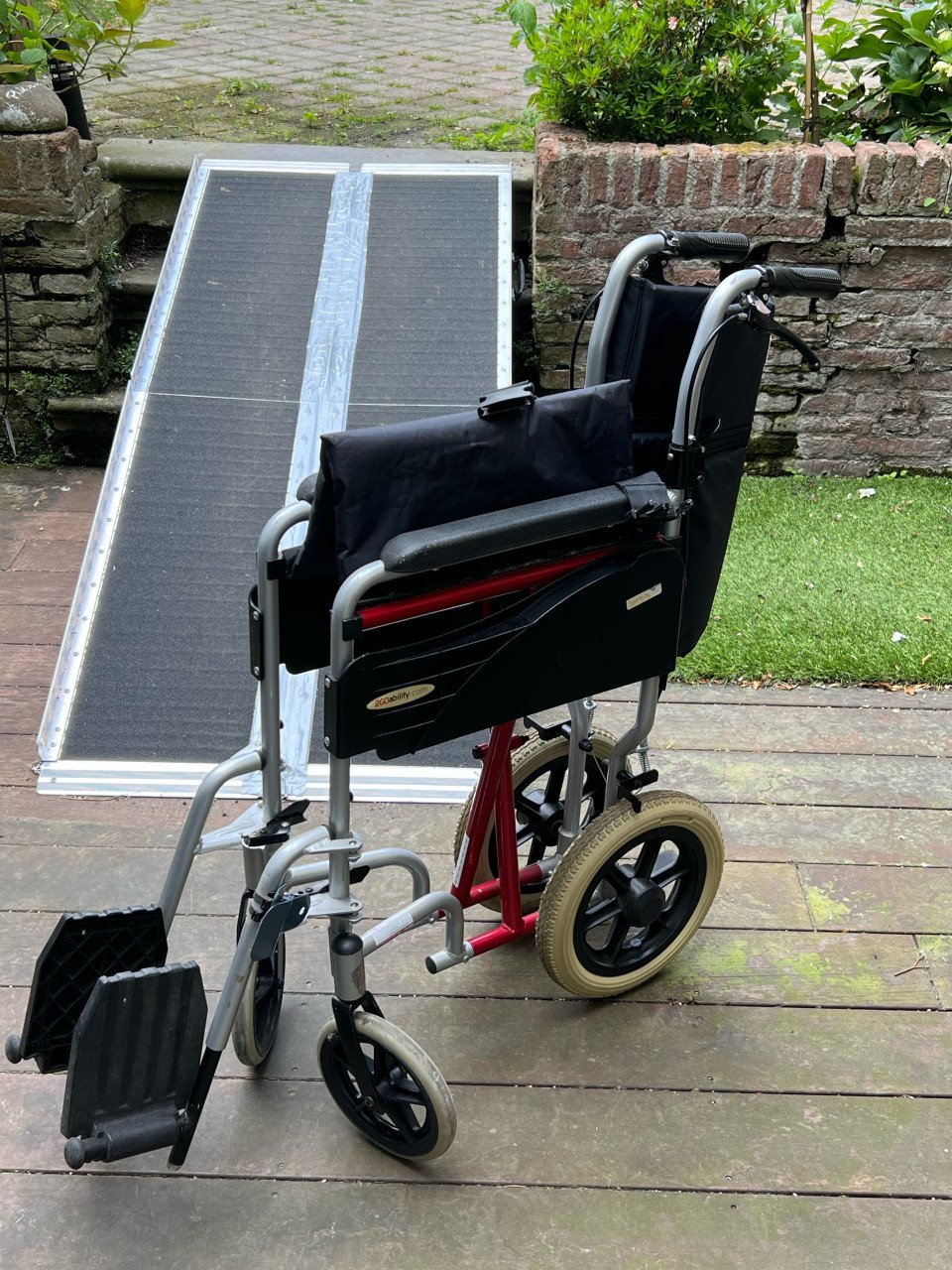 Inklapbare rolstoel