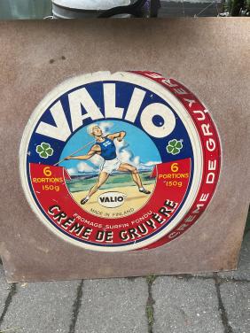 Reclamebord Valio Gruyere