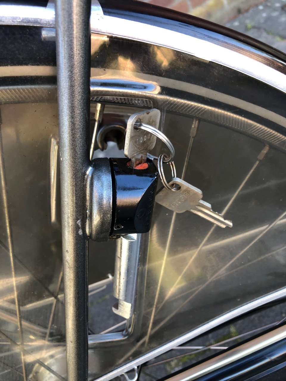 Damesfiets.