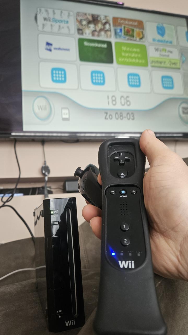 Nintendo Wii console + Wii Sports – Werkend