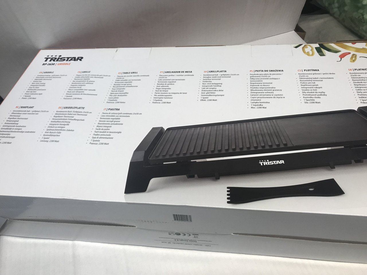 Grill/bakplaat Tristar