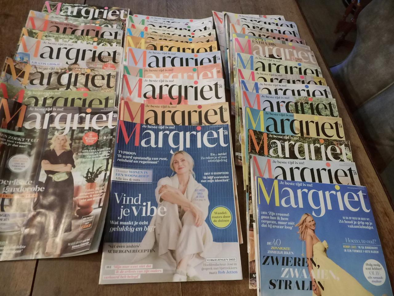 Margriet, 33 tijdschriften .