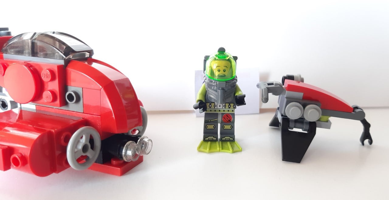 LEGO Atlantis: 8072 + 20013: seajet en Neptune microsub