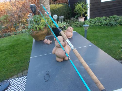 ARCA VIKING  tweedelige boothengel, lengte 270 cm . w.g. 250 Gram