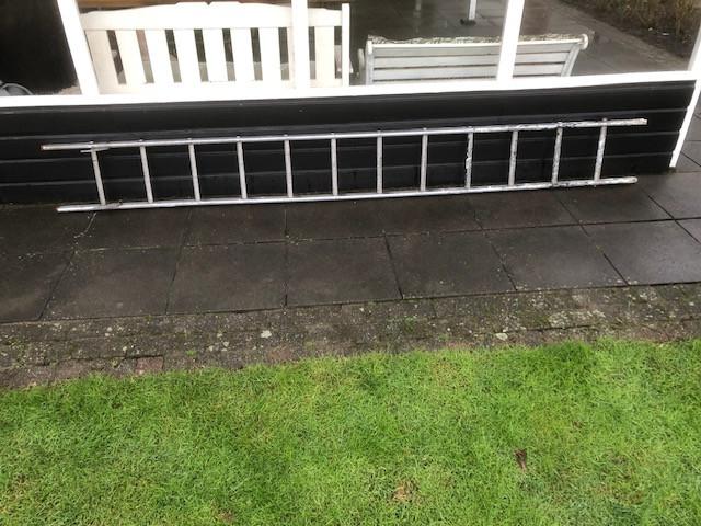 Aluminium ladders. ( enkel delig)!