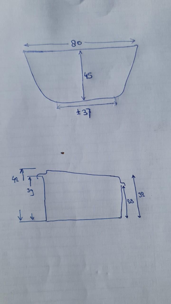 Disselbak / Disselkist voor aanhanger polyester
