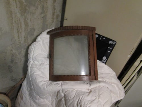Set halfronde vitrine kastjes
