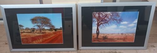 Twee foto's uit Kenia Afrika in lijst