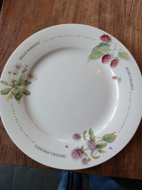 Platte borden