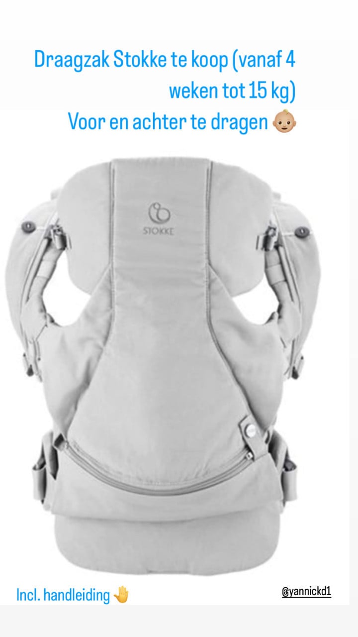 Stokke draagzak grijs