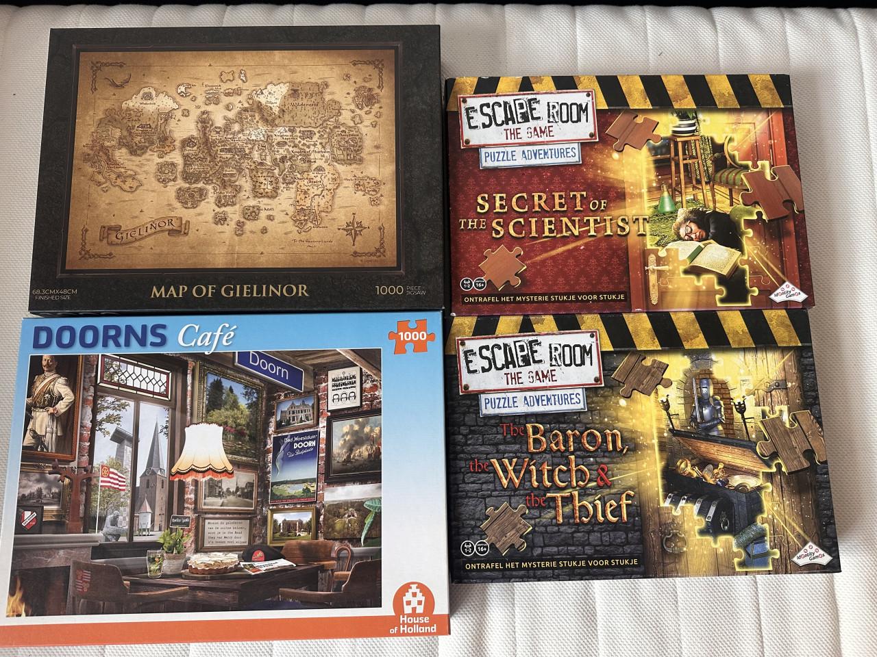 Puzzel verzameling ruim 20.000 stukjes