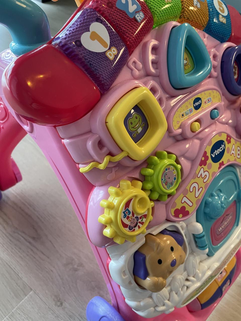 Vtech loopwagen roze