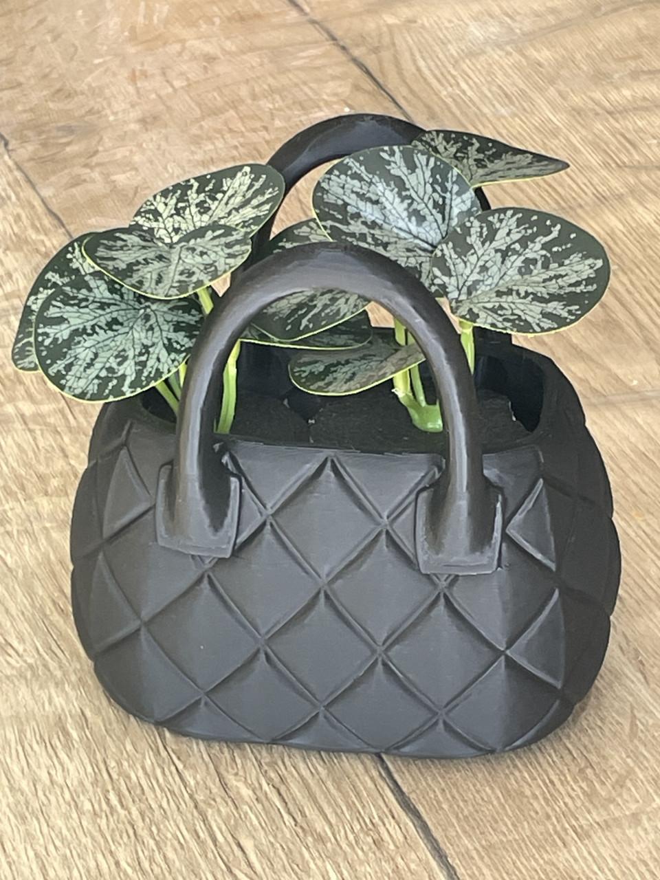 Handtas plantenpot