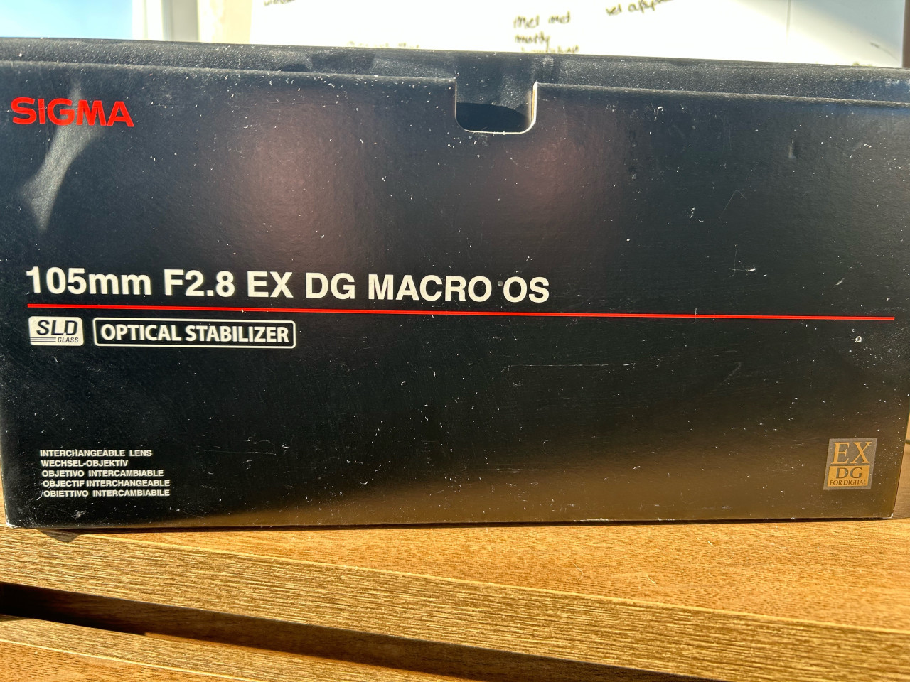 Sigma 105 mm macrolens voor nikon