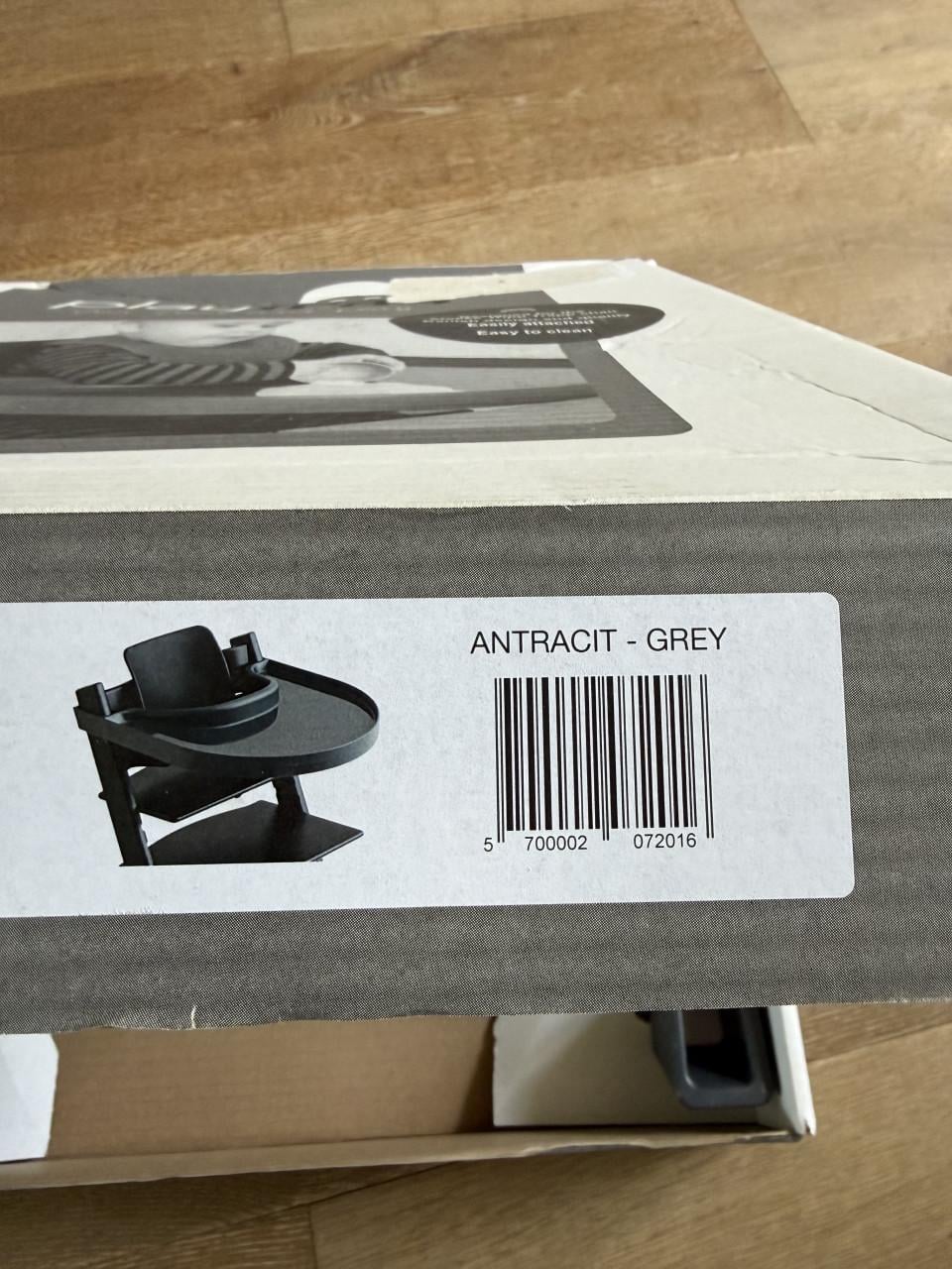 Stokke trip trap eetbaar. Antraciet grijs