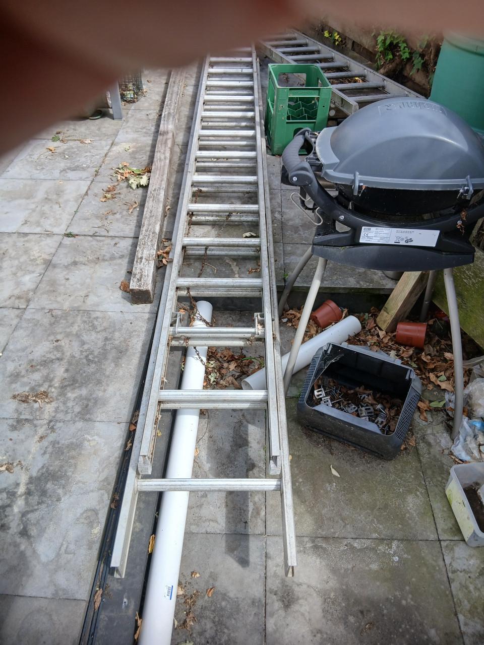 Ladder 2x14 treden