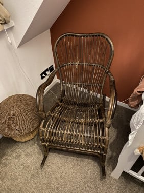 Rotan Schommelstoel
