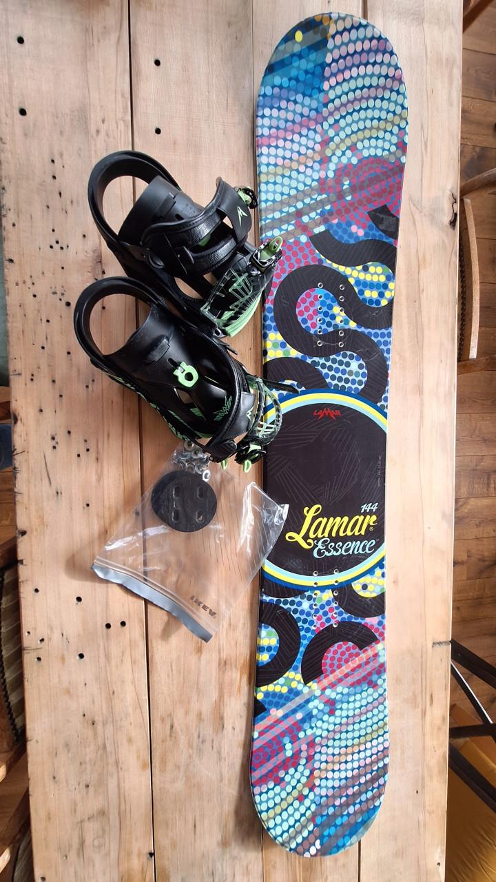 Snowboard Lamar essence 144. met bindinge