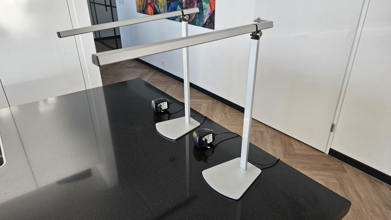 Design metalen LED burolamp ( 2x )