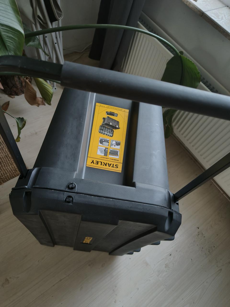 Stanley gereedschapskoffer 110 liter, koopje! nieuw 119 euro