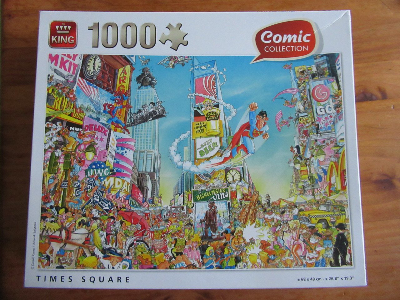 2 mooie puzzels van 1000 stukjes, zo goed als nieuw. 2,50€ samen