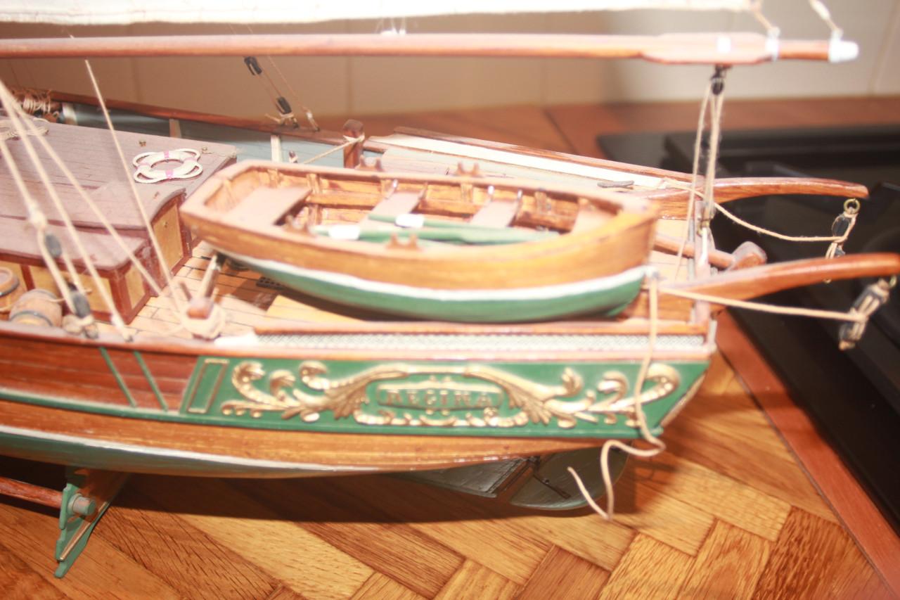 Zeilboot,,handgemaakt..70/70 cm