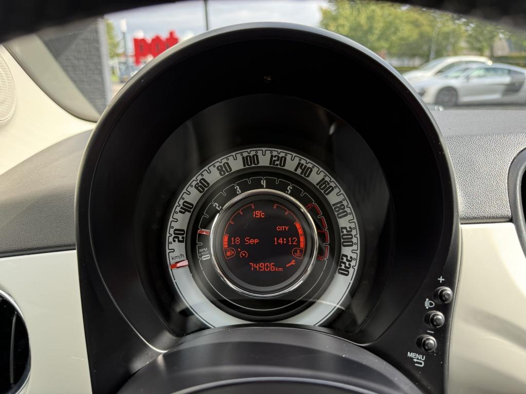 Fiat 500 1.2 lounge - schuif open dak -