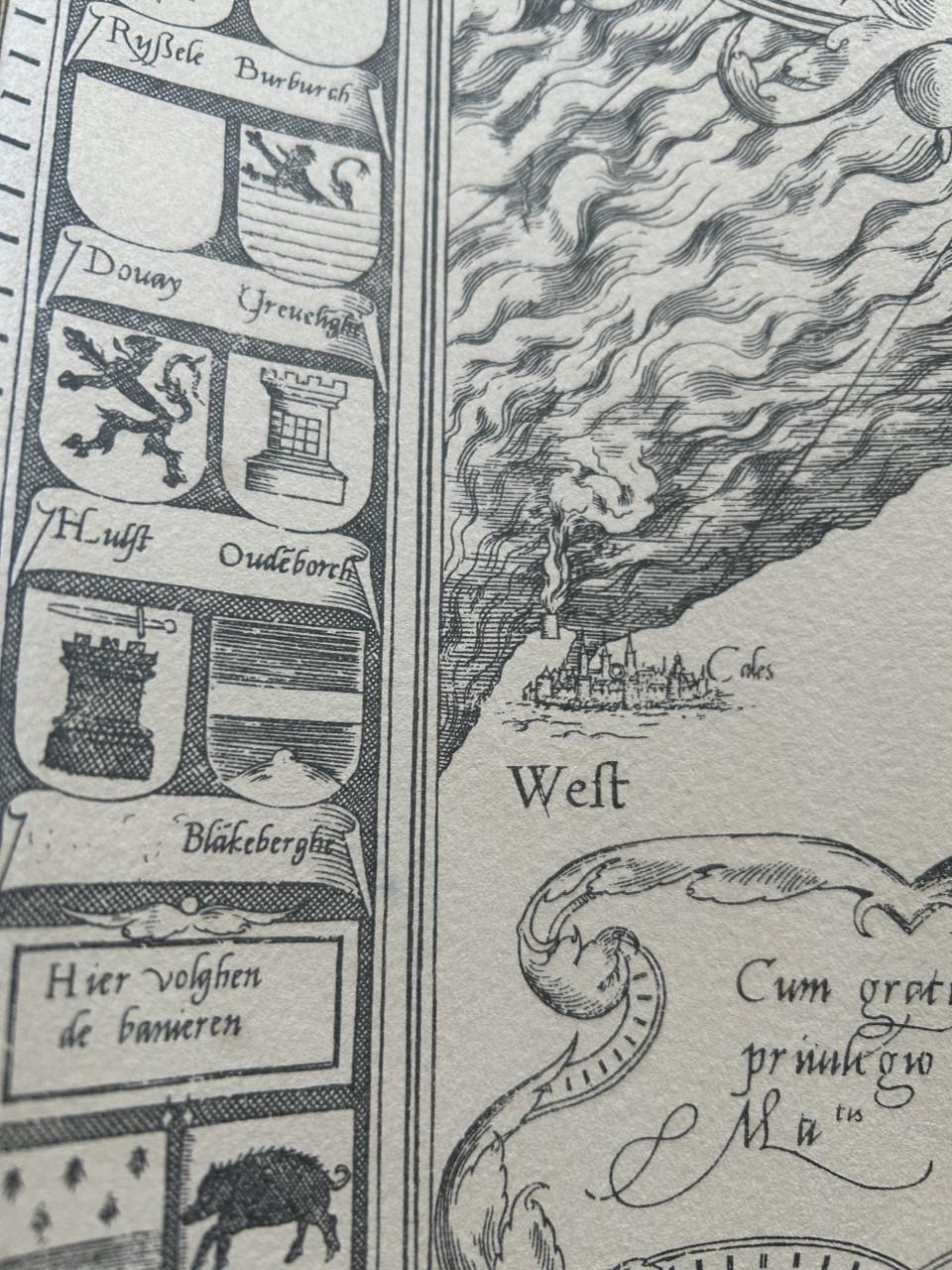 Cartografie kaart Vlaanderen