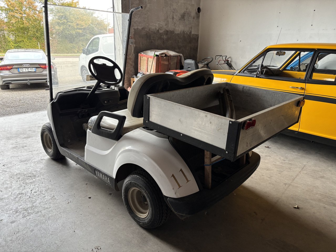 Yamaha golfkar met benzinemotor
