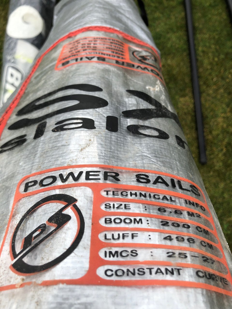 Mooie windsurf set compleet, 2 zeilen.