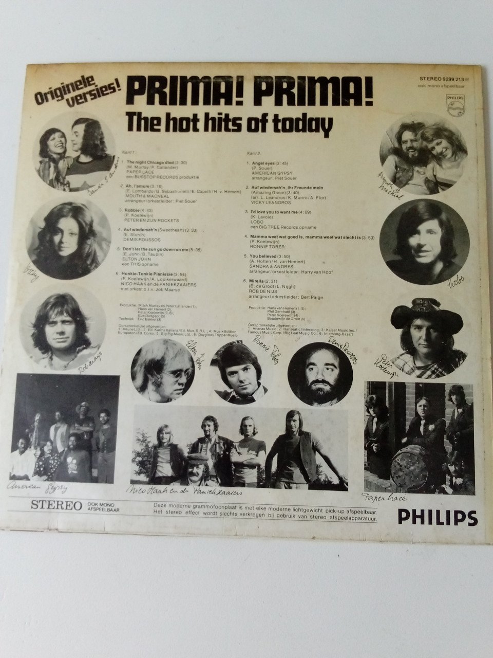 Set 4 LP's waaronder ABBA Greatest Hits