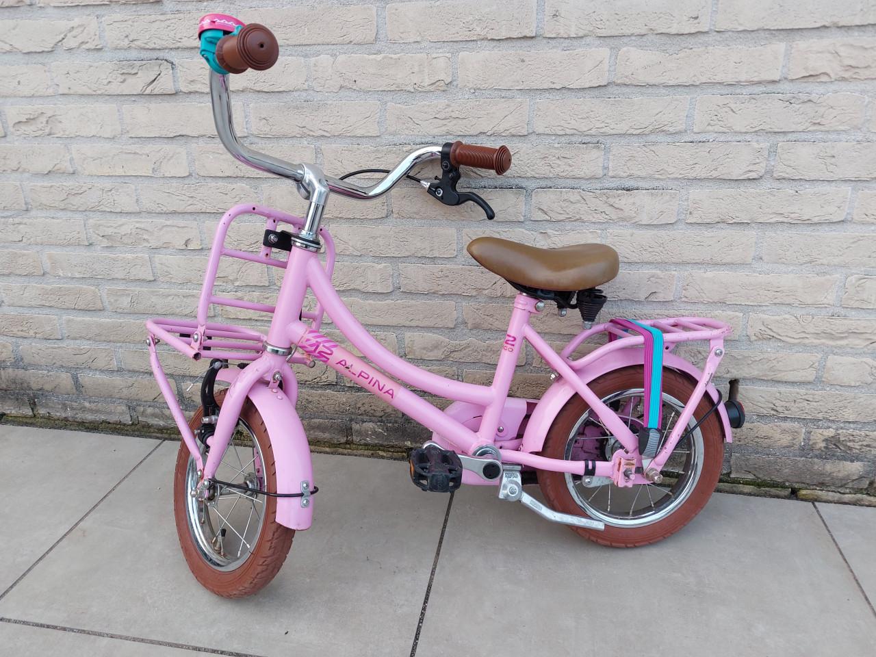 Mooie kinderfiets voor meisjes.