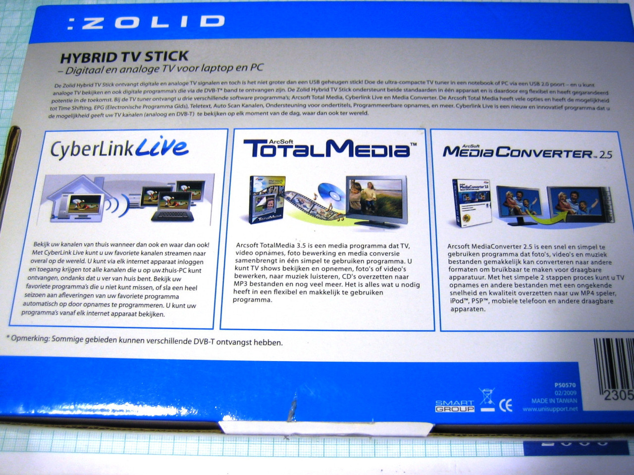 Zolid Hybrid TV stick USB
