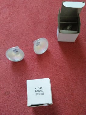 12V 20Watt Halogeen spotjes 4 stuks