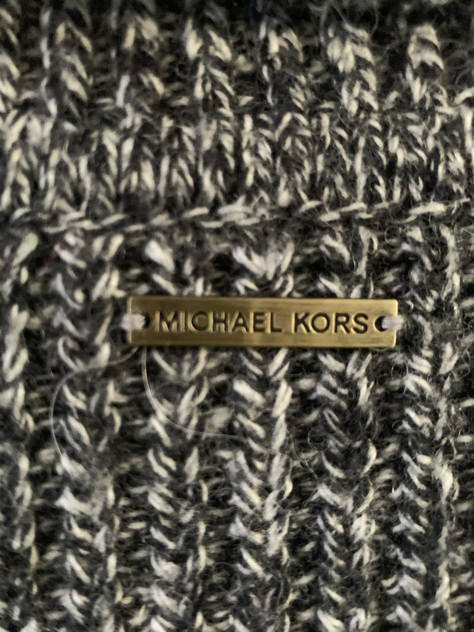 Micheal Kors gebreide jurk met col maat M