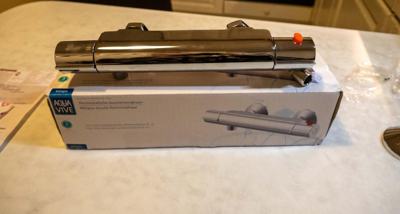 Thermostatische douchekraan