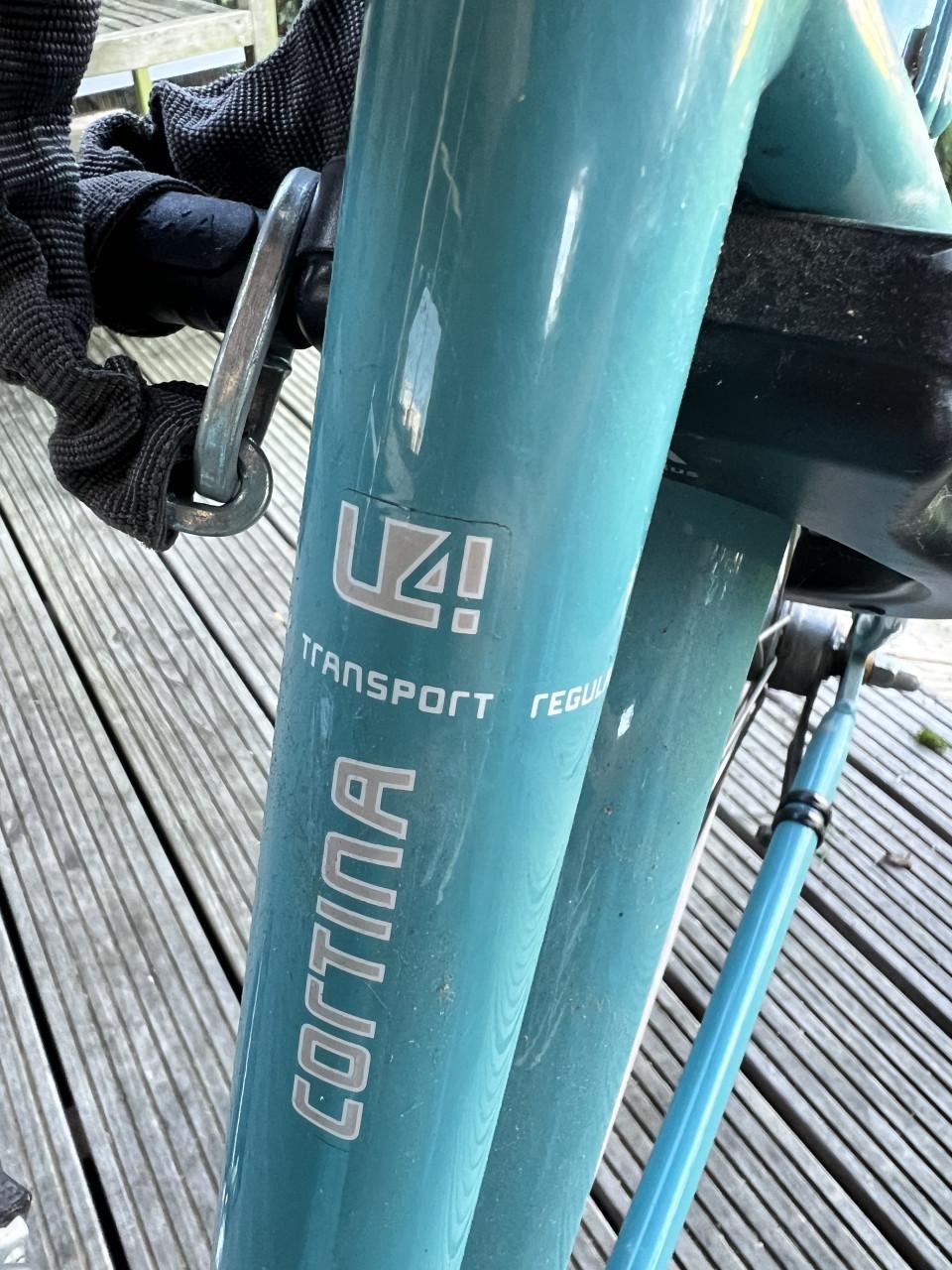 Cortina U4 Transport fiets , 50cm,3 versnel. Terugtraprem