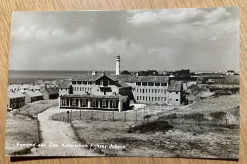 Ansichtkaart Egmond aan Zee Koloniehuis Princes Juliana