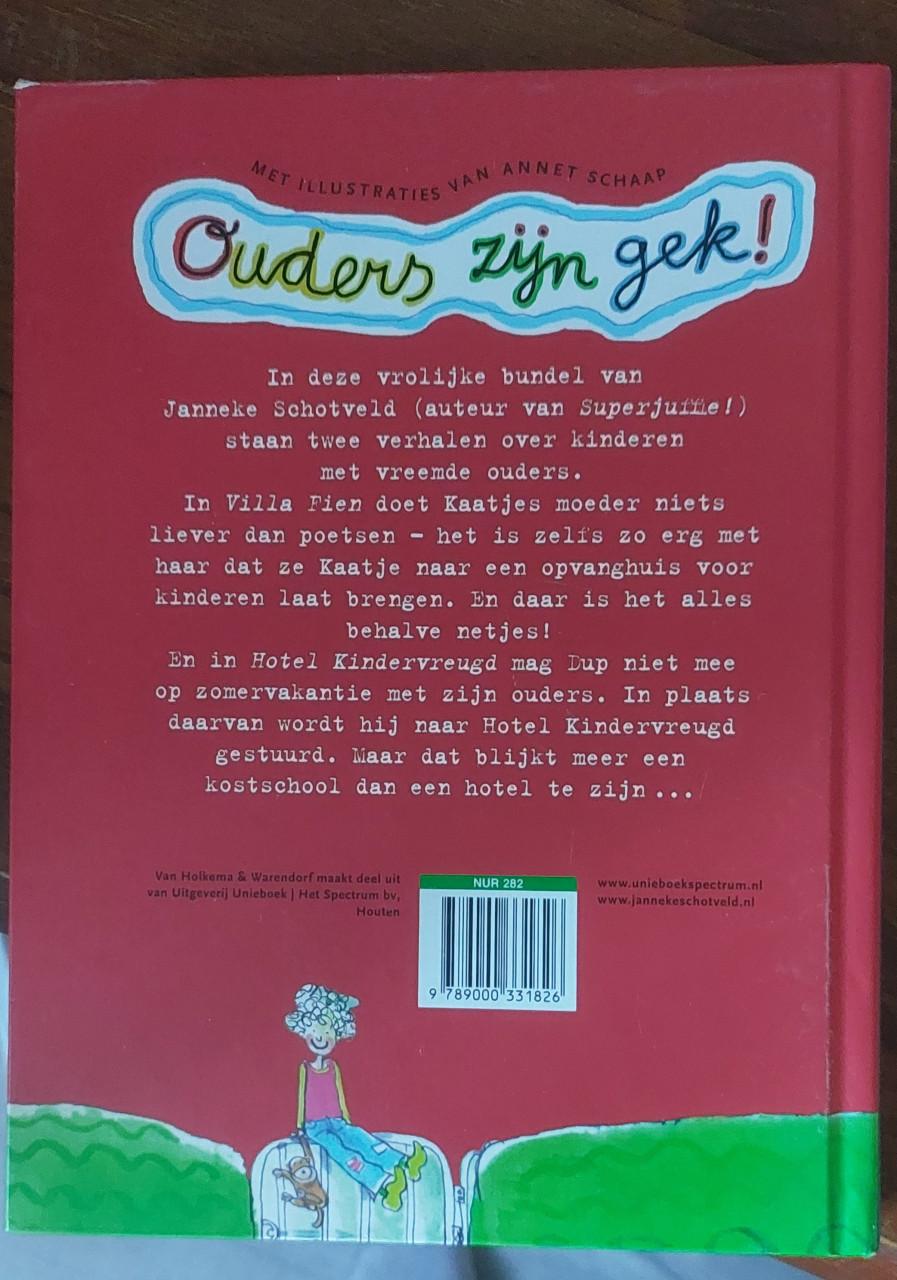 Cadeautip voor Sinterklaas: boek; Ouders zijn gek