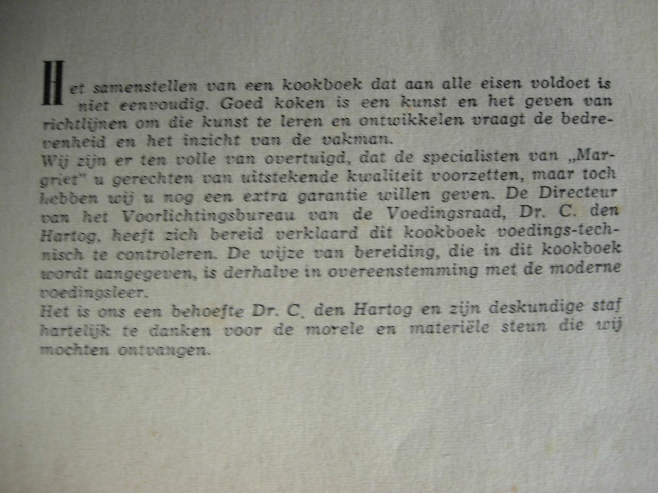 Het befaamde "Margriet Kookboek"