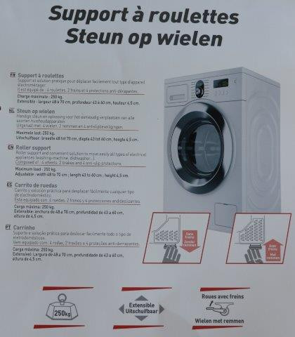 Temium Steun op wielen €.25,00 Handige steun en oplossing voor het eenvoud