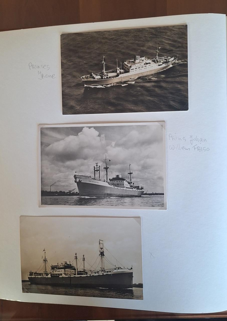 Postkaarten van oude schepen