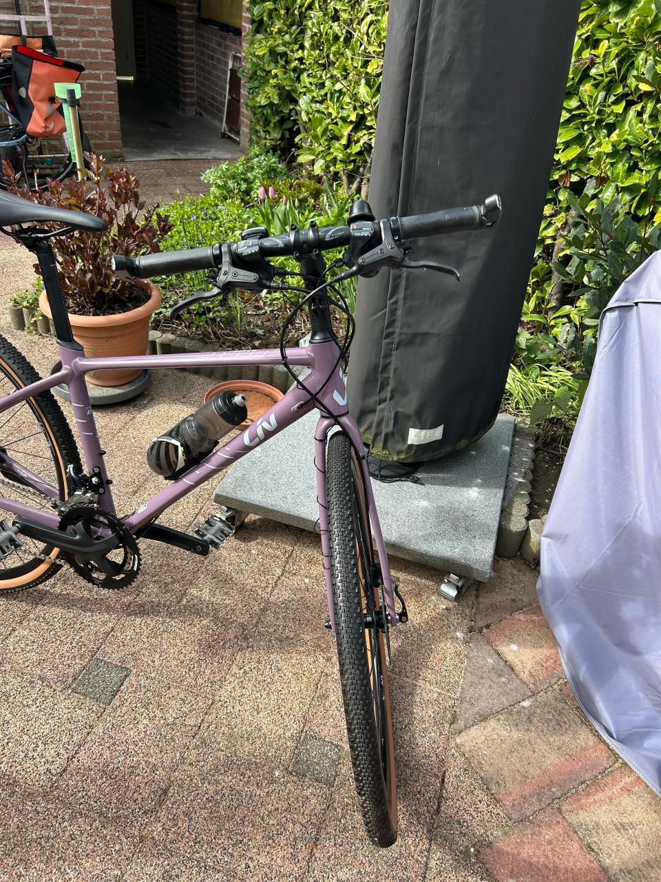 Dames hibridre fiets