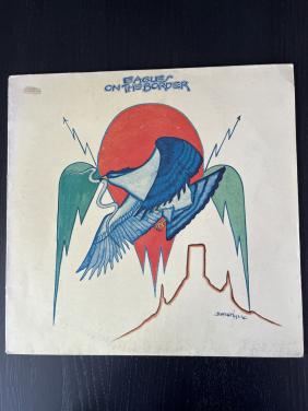 LP The Eagles, titel'On The Border'.