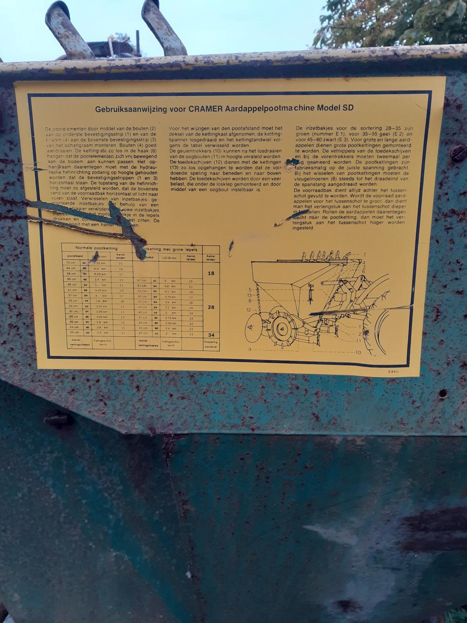 4rijige aardappelplanter