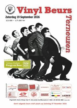 Zaterdag 19 september begint het nieuwe Vinyl seizoen in Porgy en Bess!